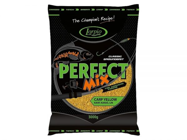 Lorpio Perfect Mix Carp Yellow 1kg