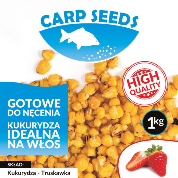 Carp Seeds Kukurydza- Truskawka 1kg