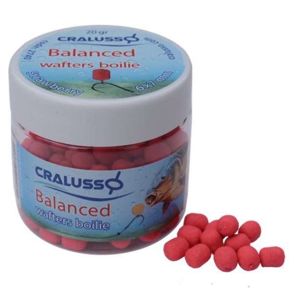 Cralusso Balanced Wafter Boilie Strawberry 7mm20g