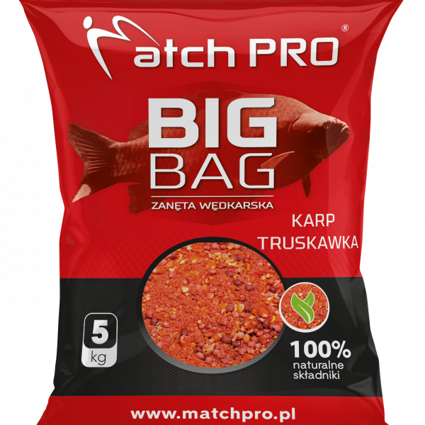 Match Pro-Big Bag Karp Truskawka 5 kg